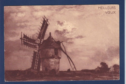 CPA 1 Euro Moulin à Vent Fantaisie Circulée Prix De Départ 1 Euro - Windmills