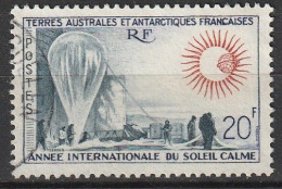 Terres Australes Et Antartiques Françaises Année Internationale Du Soleil  N°21 Oblitéré - Usati