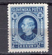 S7453 - SLOVAQUIE Yv N°28 * - Unused Stamps