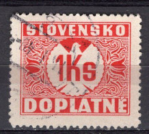 S7463 - SLOVAQUIE TAXE Yv N°8 - Usati