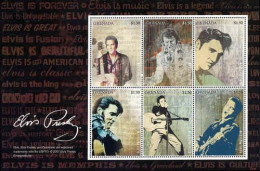 Grenada, 2008, Mi 5992-5997, Elvis Presley, Sheet Of 6, MNH - Elvis Presley