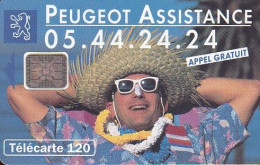 F387A - 07/1993 - PEUGEOT ASSISTANCE - 120 SC5 (verso : N° Espacés) - 1993