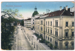 Herisau, Poststrasse, Annullo  1914. Cartolina A Colori Viaggiata. - Herisau