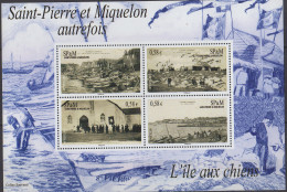SAINT PIERRE ET MIQUELON - L'Ile Aux Chiens - Blocs-feuillets