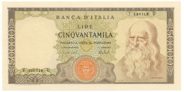 50000 LIRE BANCA D'ITALIA LEONARDO DA VINCI MEDUSA 04/02/1974 FDS-/FDS - Altri & Non Classificati