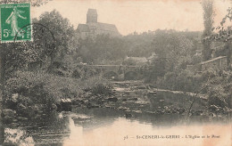FRANCE - Alençon - Saint Ceneri Le Gerei - L'Eglise Et Le Pont - Carte Postale Ancienne - Alencon