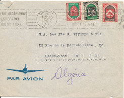 Algeria Air Mail Cover Sent To France 26-1-1949 - Luchtpost