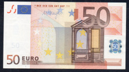 RARE 50 EURO ITALIA S J088 - DRAGHI  CIRCULATED - 50 Euro