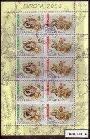 BULGARIA - 2005 - Europe - Culinaria - PF / MS Used - Oblitérés