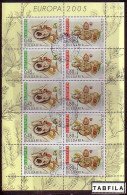 BULGARIA - 2005 - Europe - Culinaria - PF / MS Used - Used Stamps