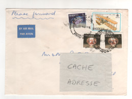 Timbres , Stamps " Avion ; Pierres Précieuses Taillées " Sur Lettre Complète , Cover , Mail Du 01/12/78 - Rhodesien (1964-1980)