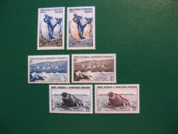 TAAF YVERT POSTE ORDINAIRE N° 2/7 - TIMBRES NEUFS** LUXE - MNH - SERIE COMPLETE - COTE 53,50 EUROS - Neufs