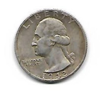 ETATS-UNIS QUARTER Dollar 1942s Argent TB - Altri & Non Classificati