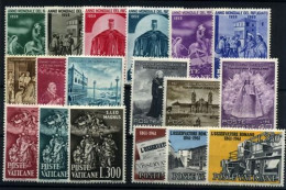 Vaticano Nº 293/301, 316/21, 328/30. Año 1960/61. - Nuovi