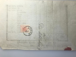 Österreich - Rechnung 3KR 1855...12/48 - Enveloppes