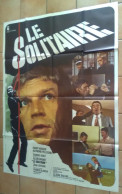 AFFICHE CINEMA FILM LE SOLITAIRE HARDY KRUGER BRUNET 1972 TBE TRAMBOUZE POLICIER - Affiches & Posters