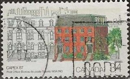 CANADA 1987 Capex '87 International Stamp Exhibition, Toronto. Post Offices - 34c - Toronto's First Post Office AVU - Gebruikt