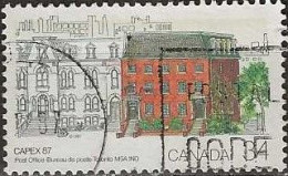 CANADA 1987 Capex '87 International Stamp Exhibition, Toronto. Post Offices - 34c - Toronto's First Post Office AVU - Used Stamps