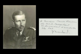 Hugo Burgerhout (1913-1988) - No. 320 Squadron RAF - Signed Card + Photo - COA - Flieger Und Astronauten