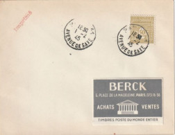 Arc De Triomphe,  N°623(Y&T) Seul  Sur Lettre (imprimé). Cote 77€. Collection BERCK - 1944-45 Triomfboog