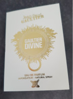 Nouveau échantillon Tigette - Perfume Sample - Divine De Jean Paul Gaultier - Muestras De Perfumes (testers)