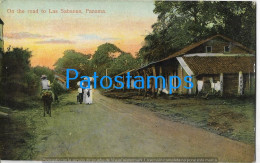 217945 PANAMA CANAL VIEW PARTIAL ON THE ROAD TO LAS SABANAS POSTAL POSTCARD - Panama