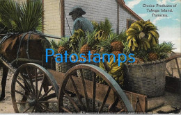 217946 PANAMA TABOGA ISLANDS COSTUMES CHOICE PRODUCTS FRUIT POSTAL POSTCARD - Panama