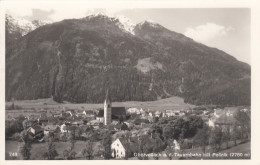 D7738) OBERVELLACH A. D. Tauernbahn Mit Polinik - Kirche Häuser ALT S/W - Obervellach