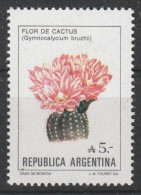 ARGENTINE - N°1559 ** (1987) Fleur De Cactus - Unused Stamps