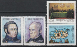 ARGENTINE - N°1602/5 ** (1987) - Unused Stamps