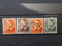 FRANCOBOLLI STAMPS AUSTRALIA AUSTRALIAN 1950 USED SERIE COMPLETA COMPLETE RE GIORGIO KING GEORGE OBLITERE' - Gebraucht