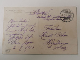 Postkarte, Oblitéré Breslau 1916 Envoyé à Hagendingen - Feldpost (franqueo Gratis)