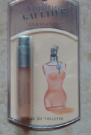 Echantillon Tigette - Perfume Sample -Classique De Jean Paul Gaultier - Perfume Samples (testers)