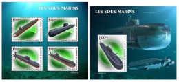 Djibouti  2023 Submarines. (323) OFFICIAL ISSUE - Submarinos