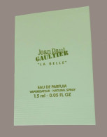 Echantillon Tigette - Perfume Sample - La Belle De Jean Paul Gaultier - Campioncini Di Profumo (testers)