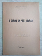 Giovanni Deambrogio Di Giardino Un Paese Scomparso Bollettino Storico Per La Provincia Di Novara 1964 - Geschichte, Biographie, Philosophie