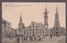 Cpa Saint Trond Groot-plaats  Animation - Sint-Truiden