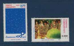 Turquie, Yv 2790, 2791, Mi 3042, 3043, **, - Unused Stamps