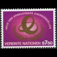 UN-VIENNA 1981 - Scott# 21 New Energy Set Of 1 MNH - Ungebraucht