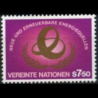 UN-VIENNA 1981 - Scott# 21 New Energy Set Of 1 MNH - Ongebruikt