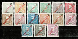 Zambézia, 1911, # 55/69, MNG - Zambezia