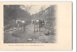 CPA 42 Le Chambon Travesée De Cotatay - Le Chambon Feugerolles