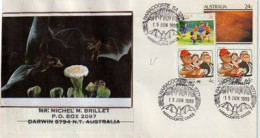 AUSTRALIA.UNESCO World Heritage.Naracoorte Caves (Australia's World Heritage Site) Bat Cave.South-Australia Letter 1999 - Cartas & Documentos