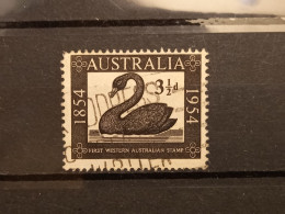 FRANCOBOLLI STAMPS AUSTRALIA AUSTRALIAN 1954 USED 100 ANNI ANNIVERSARY FIRST STAMP OBLITERE' - Gebruikt