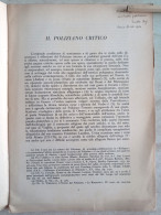 Il Poliziano Critico Autografo Emilio Bigi Da Orsara Di Puglia Estratto Da La Rassegna Della Letteratura Italiana - Historia Biografía, Filosofía