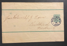 Deutsches Reich 1883 Streifband Mi. S 7 A Gestempelt/o BERLIN - Other & Unclassified