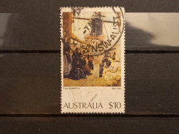 FRANCOBOLLI STAMPS AUSTRALIA AUSTRALIAN 1977 USED DIPINTO PAINTING VENENDO A SUD OBLITERE' - Oblitérés