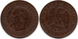 MA 28297 /  2 Centimes 1853 W TB+ - 2 Centimes