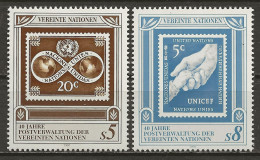 NATIONS-UNIES - VIENNE: **, N°YT 129 Et 130, TB - Unused Stamps