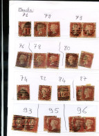 071123  GROS LOTS TIMBRES ANGLAIS POUR PLANCHAGE - Oblitérés